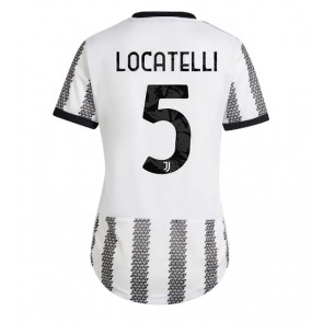 Juventus Manuel Locatelli #5 kläder Kvinnor 2022-23 Hemmatröja Kortärmad